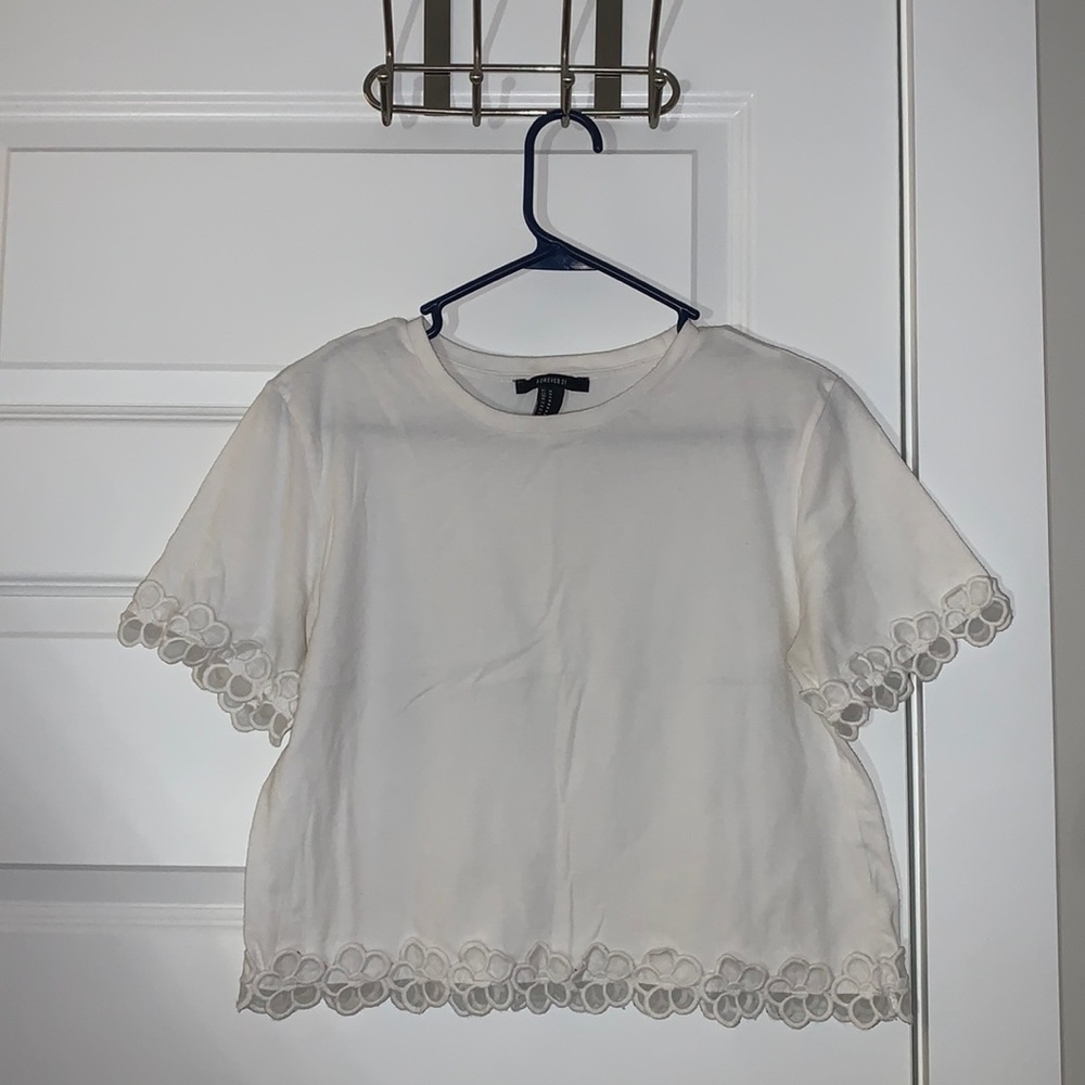 White Crop Top